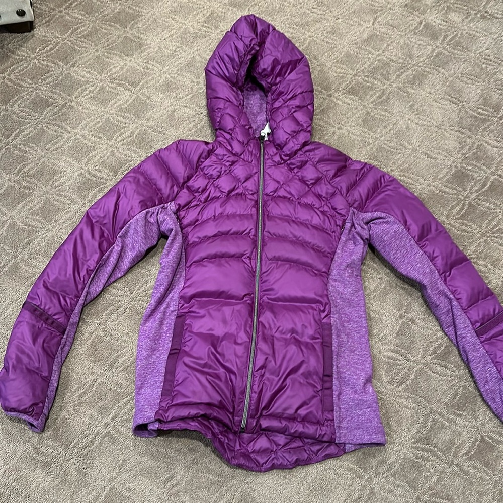 Like new condition Lululemon purple winter jacket.
